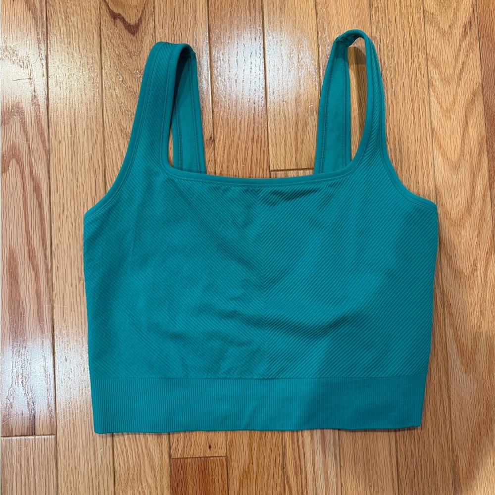 all in motion Teal Ribbed Seamless Sports Bralette